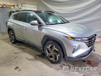 Czwarte zdjęcie samochodu z boku: 2022 HYUNDAI TUCSON LIMITED VIN:5NMJECAE7NH045851 - miniatura