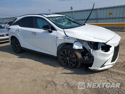 Czwarte zdjęcie samochodu z boku: 2026 LEXUS RX 350 F SPORT HANDLING VIN:2T2BAMCA8TC144449 - miniatura