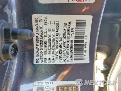 Zdjęcie 14 z 14 samochodu: 2015 HONDA CR-V EX VIN:2HKRM4H53FH695668 - miniatura