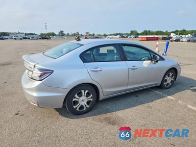 Trzecie zdjęcie samochodu z tyłu: 2014 HONDA CIVIC HYBRID VIN:19XFB4F28EE000251 - miniatura