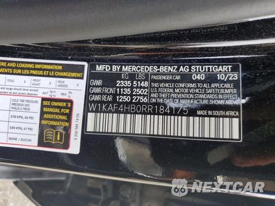Zdjęcie 12 z 12 samochodu: 2024 MERCEDES-BENZ C 300 4MATIC VIN:W1KAF4HB0RR184175 - miniatura