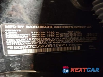 Zdjęcie 14 z 14 samochodu: 2016 BMW X3 XDRIVE35I VIN:5UXWX7C55G0R16929 - miniatura