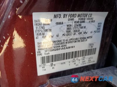 Zdjęcie 13 z 13 samochodu: 2010 FORD F250 SUPER DUTY VIN:1FTSW2B51AEA09161 - miniatura