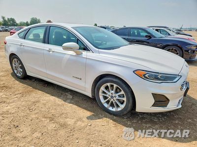 Czwarte zdjęcie samochodu z boku: 2019 FORD FUSION SEL VIN:3FA6P0MU5KR136779 - miniatura