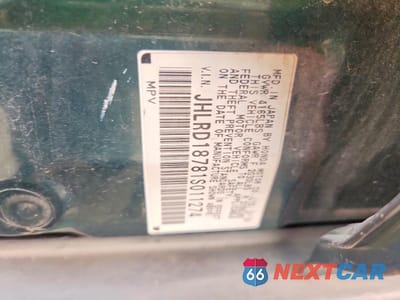 Zdjęcie 13 z 13 samochodu: 2001 HONDA CR-V SE VIN:JHLRD18781S011274 - miniatura
