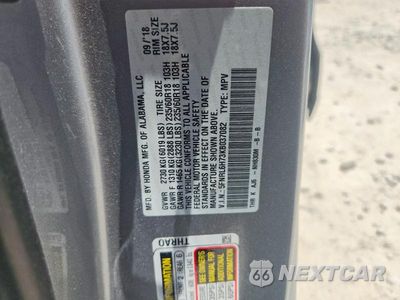 Zdjęcie 13 z 13 samochodu: 2019 HONDA ODYSSEY EXL VIN:5FNRL6H73KB037082 - miniatura