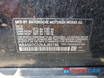 Zdjęcie 13 z 13 samochodu: 2019 BMW 330XI VIN:WBA5R7C52KAJ85786 - miniatura