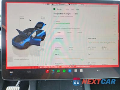 Zdjęcie 9 z 12 samochodu: 2022 TESLA MODEL Y VIN:7SAYGDEF3NF530378 - miniatura