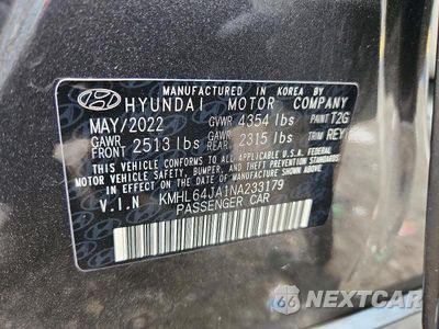 Zdjęcie 12 z 12 samochodu: 2022 HYUNDAI SONATA SEL VIN:KMHL64JA1NA233179 - miniatura