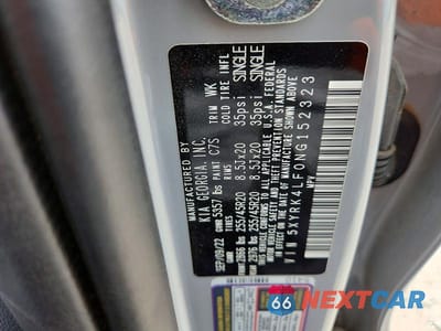 Zdjęcie 13 z 13 samochodu: 2022 KIA SORENTO SX VIN:5XYRK4LF0NG152323 - miniatura