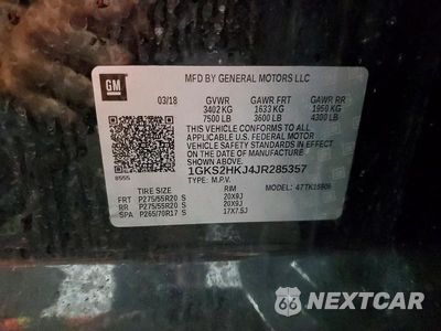 Zdjęcie 12 z 12 samochodu: 2018 GMC YUKON XL DENALI VIN:1GKS2HKJ4JR285357 - miniatura