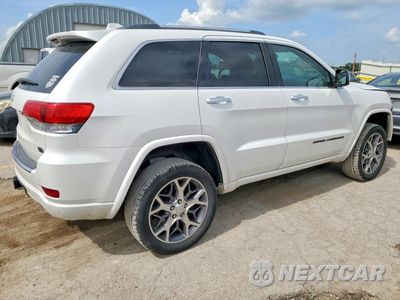 Trzecie zdjęcie samochodu z tyłu: 2020 JEEP GRAND CHEROKEE OVERLAND VIN:1C4RJFCG3LC312817 - miniatura