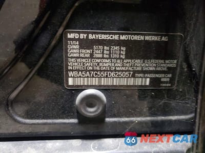 Zdjęcie 12 z 12 samochodu: 2015 BMW 528 XI VIN:WBA5A7C55FD625057 - miniatura