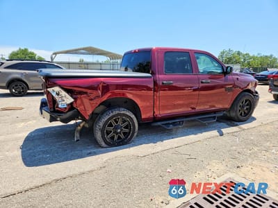 Trzecie zdjęcie samochodu z tyłu: 2021 RAM 1500 CLASSIC TRADESMAN VIN:3C6RR6KT1MG670284 - miniatura