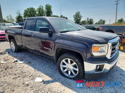 Czwarte zdjęcie samochodu z boku: 2015 GMC SIERRA K1500 SLE VIN:1GTV2UECXFZ349892 - miniatura