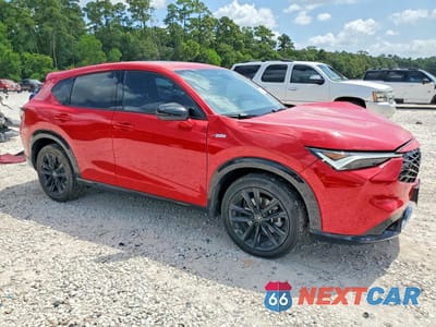 Czwarte zdjęcie samochodu z boku: 2025 ACURA ADX A-SPEC ADVANCE VIN:3HDSA2H7XSM715935 - miniatura