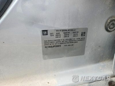 Zdjęcie 12 z 12 samochodu: 2015 CHEVROLET MALIBU 2LT VIN:1G11D5SL0FF209878 - miniatura