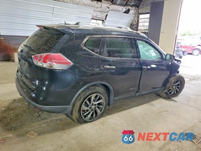 Trzecie zdjęcie samochodu z tyłu: 2014 NISSAN ROGUE S VIN:5N1AT2MT2EC824448 - miniatura