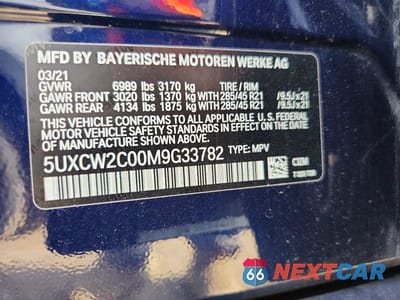 Zdjęcie 14 z 14 samochodu: 2021 BMW X7 XDRIVE40I VIN:5UXCW2C00M9G33782 - miniatura