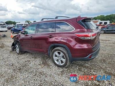 Drugie zdjęcie samochodu z przodu: 2015 TOYOTA HIGHLANDER HYBRID LIMITED VIN:5TDDCRFH4FS012264 - miniatura