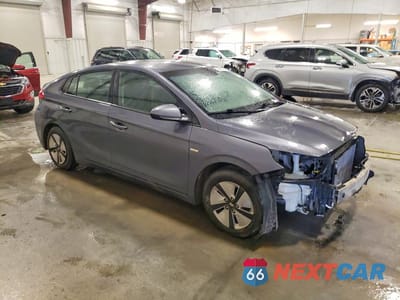 Czwarte zdjęcie samochodu z boku: 2019 HYUNDAI IONIQ BLUE VIN:KMHC65LC8KU129366 - miniatura