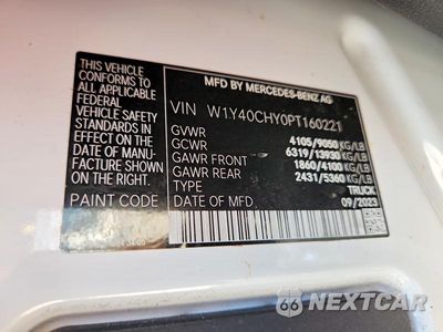 Zdjęcie 13 z 13 samochodu: 2023 MERCEDES-BENZ SPRINTER 2500 DELIVERY VAN VIN:W1Y40CHY0PT160221 - miniatura