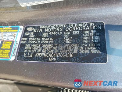Zdjęcie 13 z 13 samochodu: 2017 KIA SPORTAGE LX VIN:KNDPMCAC4H7064316 - miniatura