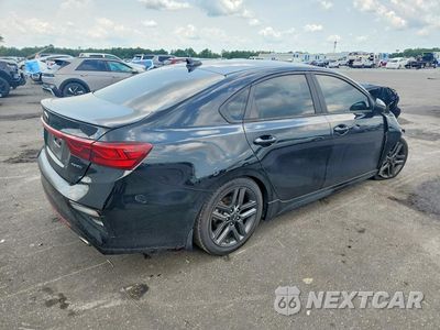 Trzecie zdjęcie samochodu z tyłu: 2021 KIA FORTE GT LINE VIN:3KPF34AD6ME319068 - miniatura