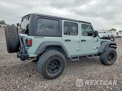 Trzecie zdjęcie samochodu z tyłu: 2023 JEEP WRANGLER SPORT VIN:1C4HJXDG0PW622511 - miniatura