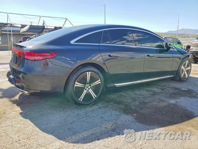 Trzecie zdjęcie samochodu z tyłu: 2022 MERCEDES-BENZ EQS SEDAN 450+ VIN:W1KCG2DB5NA012507 - miniatura