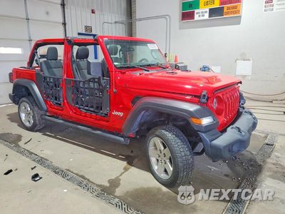 Czwarte zdjęcie samochodu z boku: 2020 JEEP WRANGLER UNLIMITED SPORT VIN:1C4HJXDG8LW311483 - miniatura