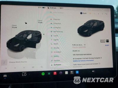 Zdjęcie 9 z 13 samochodu: 2022 TESLA MODEL Y VIN:7SAYGDEF4NF469042 - miniatura