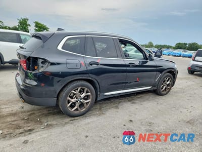 Trzecie zdjęcie samochodu z tyłu: 2021 BMW X3 SDRIVE30I VIN:5UXTY3C08M9E19932 - miniatura