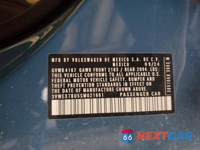 Zdjęcie 12 z 12 samochodu: 2025 VOLKSWAGEN JETTA SE VIN:3VWEX7BU5SM021661 - miniatura