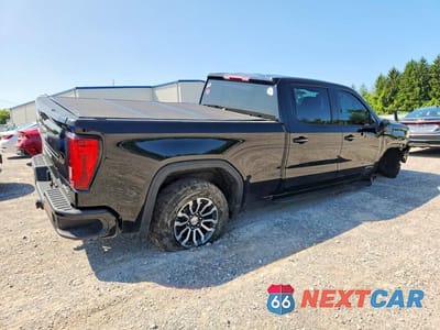 Trzecie zdjęcie samochodu z tyłu: 2022 GMC SIERRA K1500 AT4 VIN:1GTPUEEL4NZ609176 - miniatura