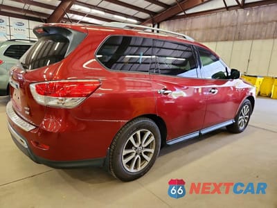 Trzecie zdjęcie samochodu z tyłu: 2014 NISSAN PATHFINDER SV VIN:5N1AR2MM9EC656556 - miniatura