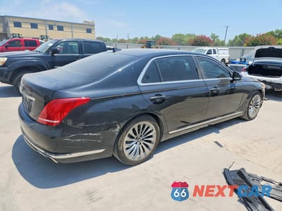 Trzecie zdjęcie samochodu z tyłu: 2017 GENESIS G90 PREMIUM VIN:KMHG34JA8HU030593 - miniatura