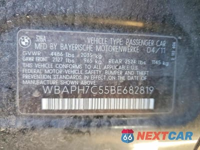 Zdjęcie 12 z 12 samochodu: 2011 BMW 328 I VIN:WBAPH7C55BE682819 - miniatura