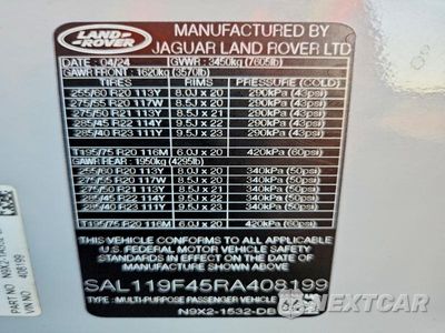 Zdjęcie 14 z 14 samochodu: 2024 LAND ROVER RANGE ROVER SPORT AUTOBIOGRAPHY VIN:SAL119F45RA408199 - miniatura
