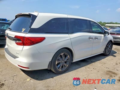 Trzecie zdjęcie samochodu z tyłu: 2023 HONDA ODYSSEY ELITE VIN:5FNRL6H91PB000072 - miniatura