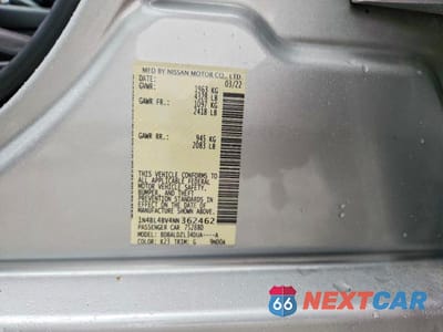 Zdjęcie 12 z 12 samochodu: 2022 NISSAN ALTIMA S VIN:1N4BL4BV4NN362462 - miniatura