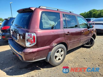 Trzecie zdjęcie samochodu z tyłu: 2007 HONDA PILOT EXL VIN:2HKYF18517H520910 - miniatura