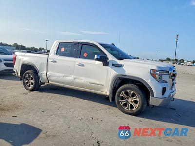 Czwarte zdjęcie samochodu z boku: 2020 GMC SIERRA K1500 SLE VIN:3GTU9BED0LG164413 - miniatura