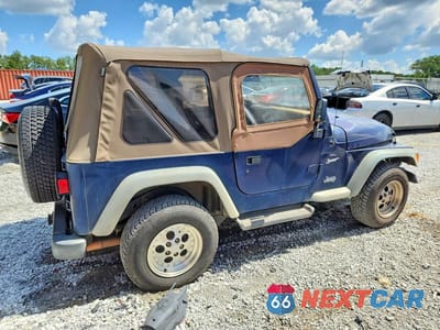 Trzecie zdjęcie samochodu z tyłu: 1997 JEEP WRANGLER / TJ SPORT VIN:1J4FY19S4VP433990 - miniatura