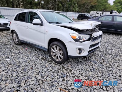 Czwarte zdjęcie samochodu z boku: 2014 MITSUBISHI OUTLANDER SPORT ES VIN:4A4AR3AU4EE011793 - miniatura