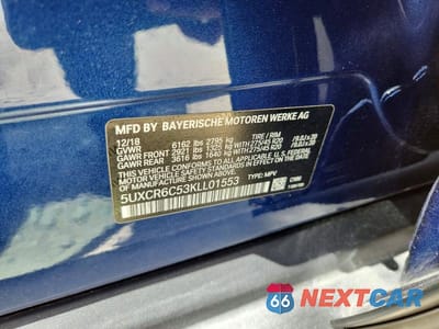 Zdjęcie 12 z 12 samochodu: 2019 BMW X5 XDRIVE40I VIN:5UXCR6C53KLL01553 - miniatura