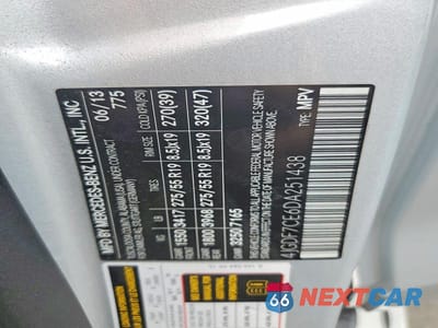 Zdjęcie 12 z 12 samochodu: 2013 MERCEDES-BENZ GL 450 4MATIC VIN:4JGDF7CE6DA251438 - miniatura