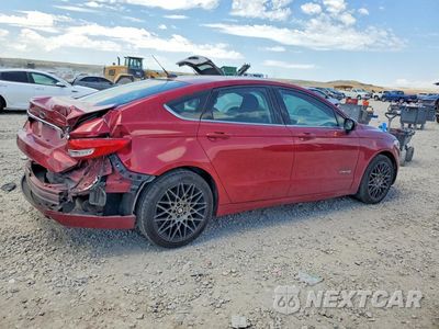 Trzecie zdjęcie samochodu z tyłu: 2018 FORD FUSION SE HYBRID VIN:3FA6P0LU6JR180807 - miniatura