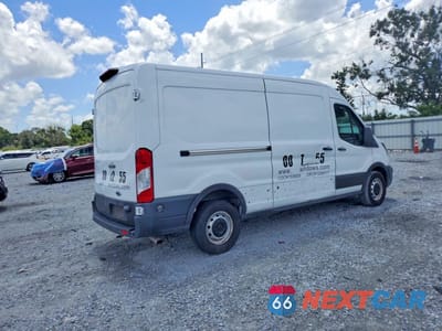 Trzecie zdjęcie samochodu z tyłu: 2021 FORD TRANSIT 250 DELIVERY VAN VIN:1FTBR1C86MKA11049 - miniatura