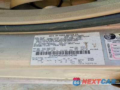 Zdjęcie 12 z 12 samochodu: 2010 FORD FUSION SE VIN:3FAHP0HA5AR354230 - miniatura